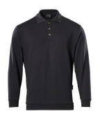 00785-280-09 Polo Sweatshirt - black