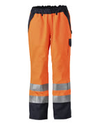 07090-880-141 Over Pants - hi-vis orange/navy