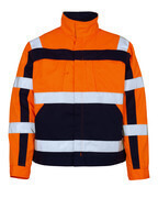 07109-860-141 Jacket - hi-vis orange/navy