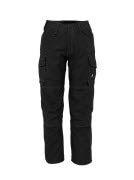 10279-154-09 Trousers with thigh pockets - black