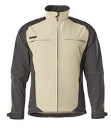 12002-149-5509 Softshell Jacket - light khaki/black