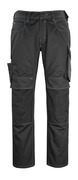 12179-203-0918 Trousers with kneepad pockets - black/dark anthracite