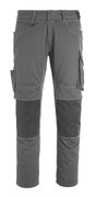 12179-203-1809 Pants with kneepad pockets - dark anthracite/black