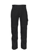 12355-630-09 Trousers with kneepad pockets - black