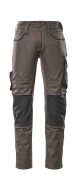 13079-230-1809 Trousers with kneepad pockets - dark anthracite/black