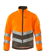 15503-259-1418 Fleece Jacket - hi-vis orange/dark anthracite