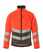 15503-259-22218 Fleece Jacket - hi-vis red/dark anthracite