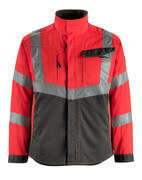 15509-860-22218 Jacket - hi-vis red/dark anthracite