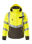 15535-231-1718 Winter Jacket - hi-vis yellow/dark anthracite