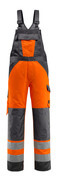 15969-948-1418 Bib & Brace with kneepad pockets - hi-vis orange/dark anthracite