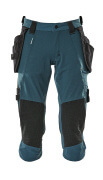 17049-311-09 ¾ Length Pants with kneepad pockets and holster pockets - black