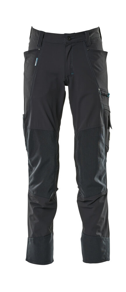 17179-311-010 Trousers with kneepad pockets - dark navy
