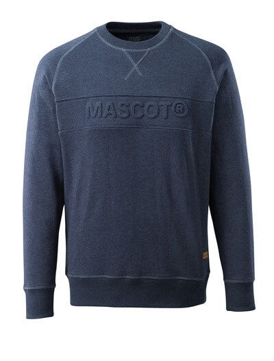 Mascot Sweatshirt mit MASCOT Präg gewaschener dunkler denim