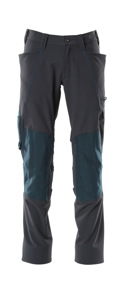 18079-511-010 Trousers with kneepad pockets - dark navy