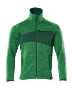 18105-951-33303 Knitted Jumper with zipper - grass green/green