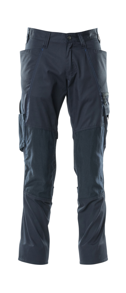 18379-230-010 Trousers with kneepad pockets - dark navy