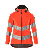 18512-246-222 Softshell Jacket - hi-vis red