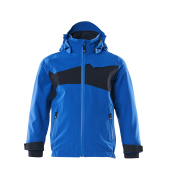 18901-249-91010 Outer Shell Jacket for children - azure blue/dark navy