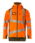 19001-449-1433 Outer Shell Jacket - hi-vis orange/moss green