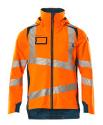 19001-449-1444 Outer Shell Jacket - hi-vis orange/dark petroleum