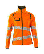 19012-143-1433 Softshell Jacket - hi-vis orange/moss green