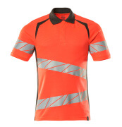 19083-771-22218 Polo shirt - hi-vis red/dark anthracite