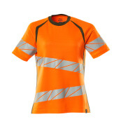 19092-771-1433 T-shirt - hi-vis orange/moss green