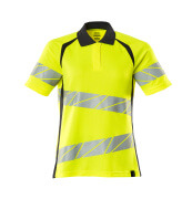 19093-771-14010 Polo shirt - hi-vis orange/dark navy
