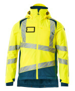 19335-231-1744 Winter Jacket - hi-vis yellow/dark petroleum