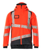 19335-231-22210 Winter Jacket - hi-vis red/dark navy