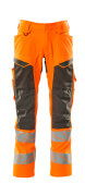 19579-236-1418 Trousers with kneepad pockets - hi-vis orange/dark anthracite