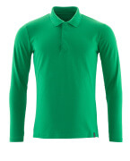 20483-961-333 Polo Shirt, long-sleeved - grass green