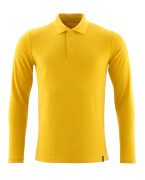 20483-961-70 Polo Shirt, long-sleeved - curry gold