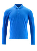 20483-961-91 Polo Shirt, long-sleeved - azure blue