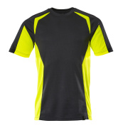 22082-771-0917 T-shirt - black/hi-vis yellow