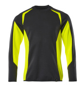 22084-781-0917 Sweatshirt - black/hi-vis yellow
