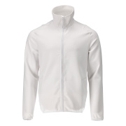 22585-608-06 Fleece jumper with zipper - white