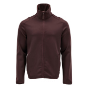 22585-608-22 Fleece jumper with zipper - bordeaux