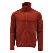 22585-608-24 Fleece jumper with zipper - autumn red