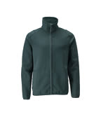 22585-608-34 Fleece jumper with zipper - forest green