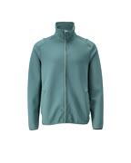 22585-608-35 Fleece jumper with zipper - light forest green