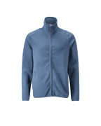 22585-608-85 Fleece jumper with zipper - stone blue