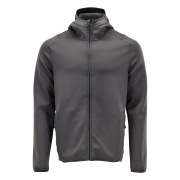 22586-608-89 Fleece jumper with hood - stone grey
