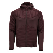 22603-681-22 Fleece hoodie with zipper - bordeaux