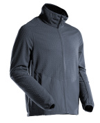 22803-639-010 Microfleece jumper with zipper - dark navy
