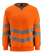 50126-932-1418 Sweatshirt - hi-vis orange/dark anthracite