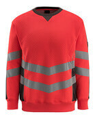 50126-932-22218 Sweatshirt - hi-vis red/dark anthracite