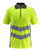 50130-933-17010 Polo shirt - hi-vis yellow/dark navy