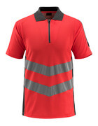 50130-933-22218 Polo shirt - hi-vis red/dark anthracite