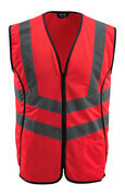 50145-982-222 Traffic Vest - hi-vis red